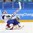 GANGNEUNG, SOUTH KOREA - FEBRUARY 20: Norway's Lars Haugen #30 stretches during qualifaction round action against Slovenia at the PyeongChang 2018 Olympic Winter Games. (Photo by Andre Ringuette/HHOF-IIHF Images)

